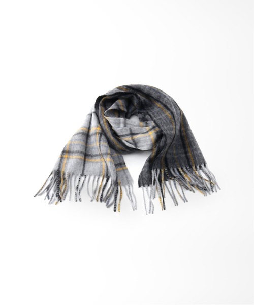 EDIFICE SELECT(エディフィスセレクト)の「【BEGG&Co / ベグアンドコー】Beattie 32*180(マフラー・メンズ・チャコールグレー/ネイビー・FREE)」の1枚目の写真