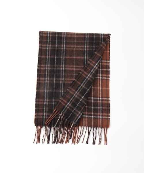 EDIFICE SELECT(エディフィスセレクト)の「【BEGG&Co / ベグアンドコー】Beattie 32*180(マフラー・メンズ・チャコールグレー/ネイビー・FREE)」の4枚目の写真