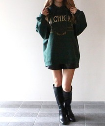 one way | 【oneway Jeans】MICHIGAN刺繍ロゴパーカー(パーカー)