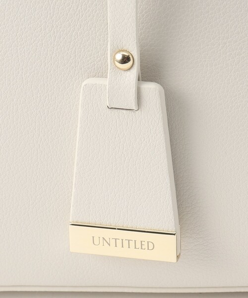 UNTITLED（アンタイトル）の「◆ミニボストンバック（ショルダーバッグ・レディース・ブラック/サンドベージュ/ナチュラル・00）」の8枚目の写真