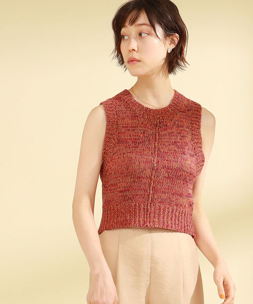 Ray BEAMS（レイビームス）の「Ray BEAMS / バック オープン ベスト（ベスト・レディース・オレンジ/ブルー・ONE SIZE）」の19枚目の写真