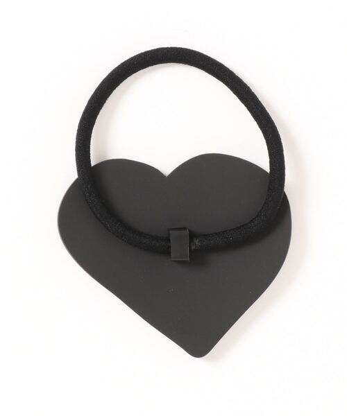 agnes b.（アニエスベー）の「GW06 E ELASTIQUE ハートヘアゴム（その他ヘアアクセサリー・キッズ・ブラック・FREE）」の3枚目の写真
