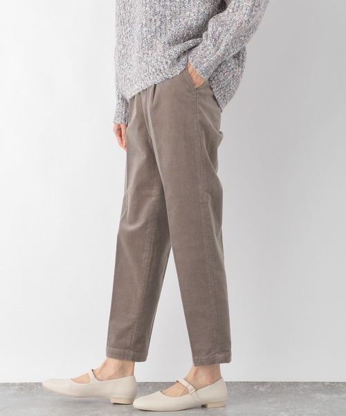 GLOBAL WORK(グローバルワーク)の「ウツクシコーデュロイテーパー/266122(その他パンツ・レディース・グレー系その他/キャメル/グリーン系その他4・SMALL/MEDIUM/LARGE)」の3枚目の写真