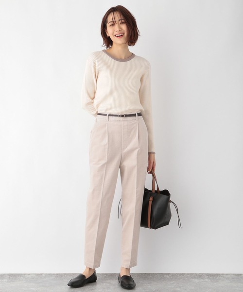 GLOBAL WORK(グローバルワーク)の「ウツクシコーデュロイテーパー/266122(その他パンツ・レディース・グレー系その他/キャメル/グリーン系その他4・SMALL/MEDIUM/LARGE)」の6枚目の写真