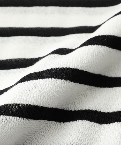 RIVE DROITE（リヴドロワ）の「パネルボーダーニット（ニット/セーター・レディース・オフホワイト/ブラック・FREE）」の16枚目の写真