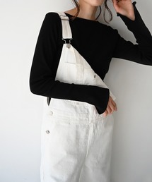 CANAL JEAN | RED CHOP WORKS(レッドチョップワークス) リブボートネックロングTシャツ(Tシャツ/カットソー)