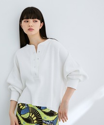 ADAM ET ROPE' | 【サステナブル】COTTON USA サーマルプルオーバー(Tシャツ/カットソー)