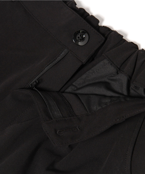 WEGO（ウィゴー）の「WEGO/クロップドワイドパンツ（その他パンツ・レディース・ブラック/杢グレー/ブルー系その他・FREE）」の7枚目の写真