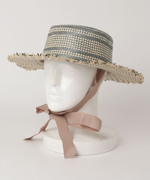 yield(イールド)の「【Lovable】Bosa Pattern PaperHat LCA-M27574(ハット・レディース・ブラック/オリーブ/アイボリー/ブラウン・FREE)」の7枚目の写真