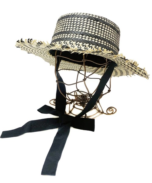 yield(イールド)の「【Lovable】Bosa Pattern PaperHat LCA-M27574(ハット・レディース・ブラック/オリーブ/アイボリー/ブラウン・FREE)」の8枚目の写真