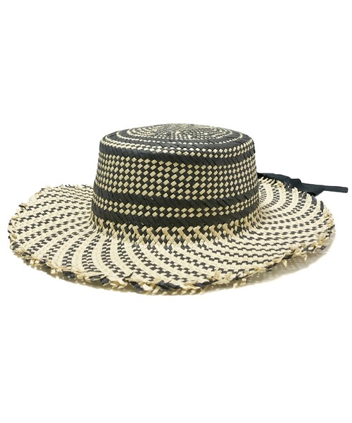 yield(イールド)の「【Lovable】Bosa Pattern PaperHat LCA-M27574(ハット・レディース・ブラック/オリーブ/アイボリー/ブラウン・FREE)」の9枚目の写真