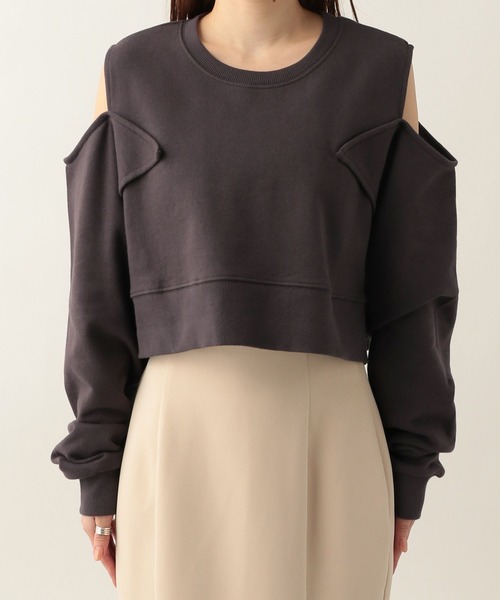 ご予約出品 Heather（ヘザー）の「肩デザインスウェット 272538（スウェット