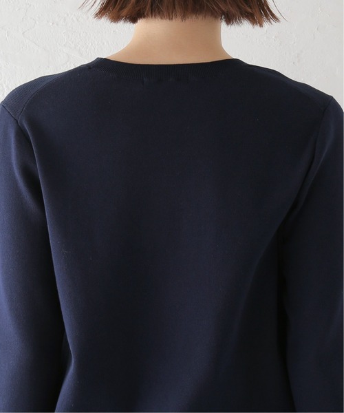 JOURNAL STANDARD（ジャーナルスタンダード）の「ハイツイストコットンロングスリーブプルオーバー（ニット/セーター・レディース・ブラック/ネイビー/ブルー・FREE）」の14枚目の写真