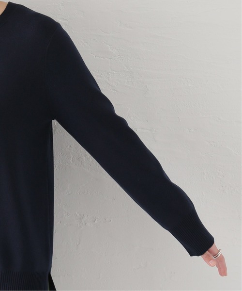 JOURNAL STANDARD（ジャーナルスタンダード）の「ハイツイストコットンロングスリーブプルオーバー（ニット/セーター・レディース・ブラック/ネイビー/ブルー・FREE）」の15枚目の写真