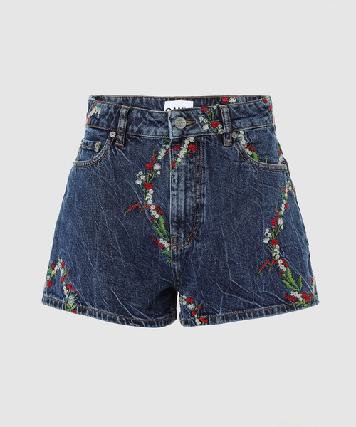 GANNI(ガニー)の「Embroidery Denim(デニムパンツ・レディース・インディゴブルー・25/26/27)」の1枚目の写真