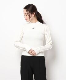 ANDGEEBEE | オーバーロックリブトップス(その他トップス)