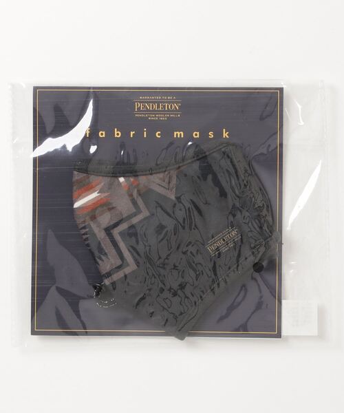 PENDLETON（ペンドルトン）の「ST:PENDLETON HARDING PRINT MASK ペンドルトン ハーディング プリント マスク（マスク・メンズ・ブラック/ベージュ/ネイビー/グレー/オフホワイト/カーキ・FREE）」の9枚目の写真
