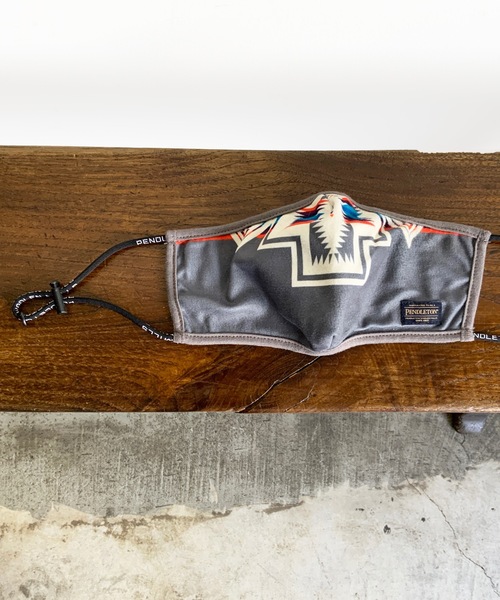 PENDLETON（ペンドルトン）の「ST:PENDLETON HARDING PRINT MASK ペンドルトン ハーディング プリント マスク（マスク・メンズ・ブラック/ベージュ/ネイビー/グレー/オフホワイト/カーキ・FREE）」の20枚目の写真