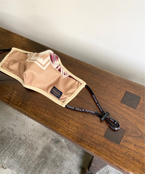 PENDLETON（ペンドルトン）の「ST:PENDLETON HARDING PRINT MASK ペンドルトン ハーディング プリント マスク（マスク・メンズ・ブラック/ベージュ/ネイビー/グレー/オフホワイト/カーキ・FREE）」の16枚目の写真