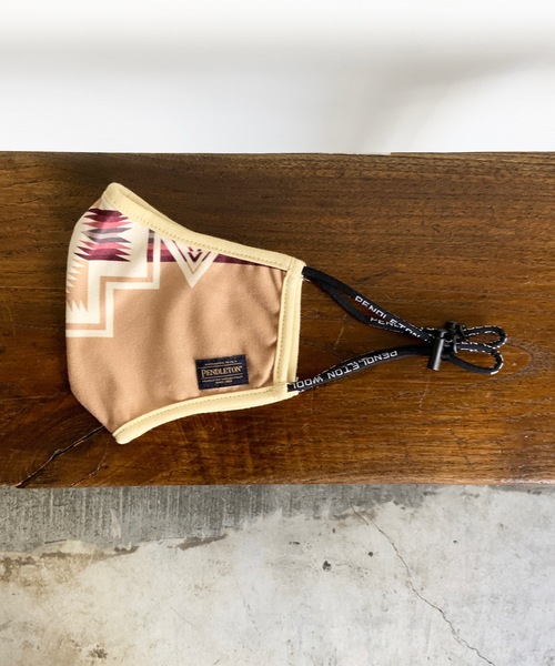 PENDLETON（ペンドルトン）の「ST:PENDLETON HARDING PRINT MASK ペンドルトン ハーディング プリント マスク（マスク・メンズ・ブラック/ベージュ/ネイビー/グレー/オフホワイト/カーキ・FREE）」の15枚目の写真