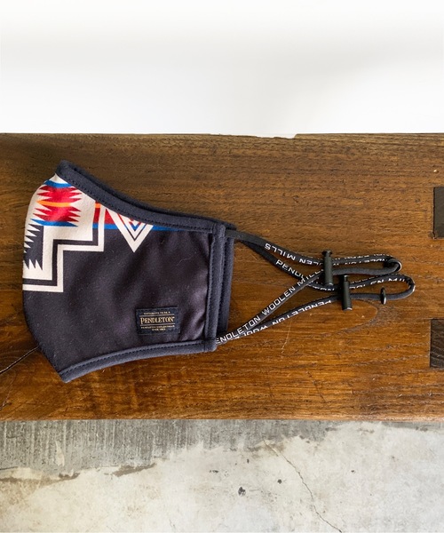 PENDLETON（ペンドルトン）の「ST:PENDLETON HARDING PRINT MASK ペンドルトン ハーディング プリント マスク（マスク・メンズ・ブラック/ベージュ/ネイビー/グレー/オフホワイト/カーキ・FREE）」の13枚目の写真