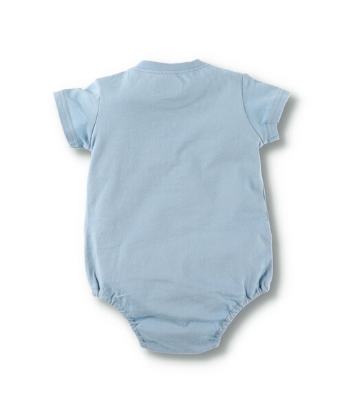 BRANSHES(ブランシェス)の「恐竜プリント半袖ボディスーツ(ロンパース・キッズ・ベージュ/ブルー/ライトグリーン・80/70)」の6枚目の写真