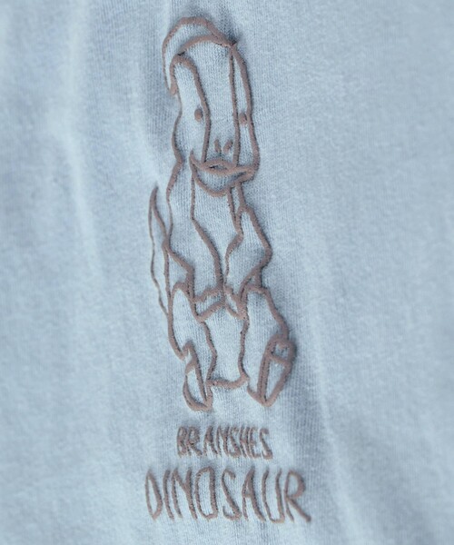 BRANSHES(ブランシェス)の「恐竜プリント半袖ボディスーツ(ロンパース・キッズ・ベージュ/ブルー/ライトグリーン・80/70)」の9枚目の写真