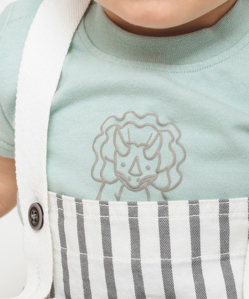 BRANSHES(ブランシェス)の「恐竜プリント半袖ボディスーツ(ロンパース・キッズ・ベージュ/ブルー/ライトグリーン・80/70)」の21枚目の写真