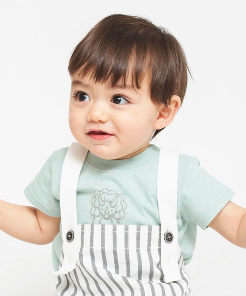 BRANSHES(ブランシェス)の「恐竜プリント半袖ボディスーツ(ロンパース・キッズ・ベージュ/ブルー/ライトグリーン・80/70)」の19枚目の写真