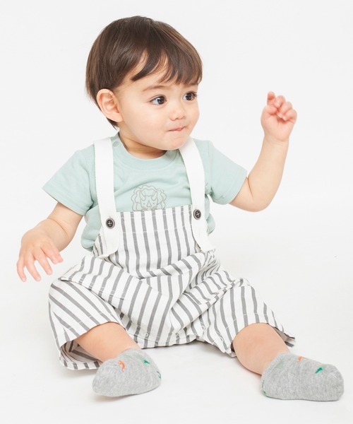 BRANSHES(ブランシェス)の「恐竜プリント半袖ボディスーツ(ロンパース・キッズ・ベージュ/ブルー/ライトグリーン・80/70)」の16枚目の写真