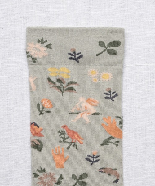 Bonne maison（ボンメゾン）の「Bonne Maison / RO9-01 / ソックス（ソックス/靴下・レディース・ミント・FREE）」の4枚目の写真