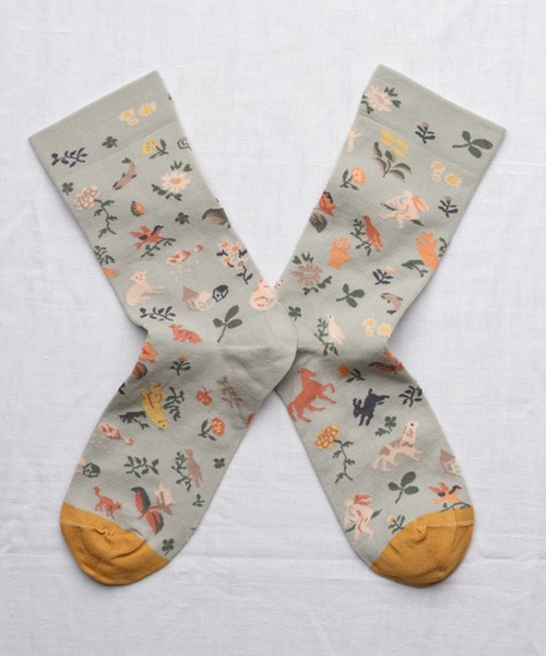 Bonne maison（ボンメゾン）の「Bonne Maison / RO9-01 / ソックス（ソックス/靴下・レディース・ミント・FREE）」の3枚目の写真