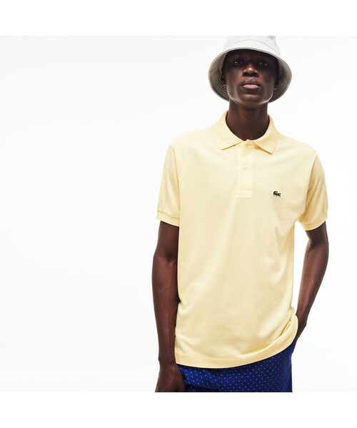 LACOSTE（ラコステ）の「『Ｌ.12.12』定番半袖ポロシャツ（ポロシャツ・メンズ・ボルドー/パープル/ネイビー/ブルー/ウィート/ライトイエロー/フューシャピンク/サファリグリーン/グリーン/ブラウン/スカイブルー/ブルー系その他2/レッド/ライトブラウン/ホワイト/ベビーピンク/オレンジ/グリーン系その他6/ロイヤルブルー/ミント/ブラック/ライム/ライトブルー/ブルー系その他6/グリーン系その他7/レッド系その他2/レモンイエロー/ピンク/チョコ/タン/ペールイエロー/オリーブ/アクア/シャーベット/アイボリー/サックスブルー/クリアブルー/クリアグリーン/チェリーピンク/オレンジ系その他/バイオレット/ローズ/エメラルド/イエロー/コバルトブルー/ベージュ/カーキ/ライトグリーン/グリーン系その他/ダークブルー/ライトピンク/グレイッシュブルー・2/3/4/5/6/7/8）」の9枚目の写真