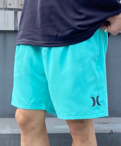 Hurley （ハーレー）の「Hurley/ハーレー ボードショーツ/無地ショーツ 水陸両用 レングス17 MBS0011010（水着・メンズ・グレー/ブラック/アクア/ブルー/レッド/エメラルド・S/M/L）」の6枚目の写真