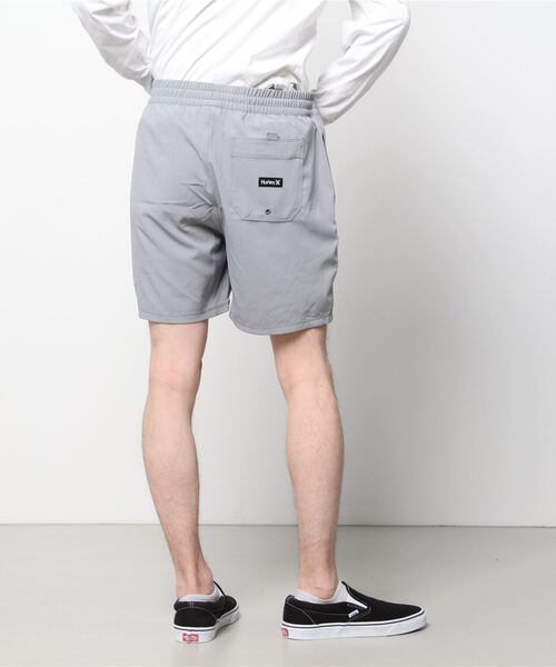 Hurley （ハーレー）の「Hurley/ハーレー ボードショーツ/無地ショーツ 水陸両用 レングス17 MBS0011010（水着・メンズ・グレー/ブラック/アクア/ブルー/レッド/エメラルド・S/M/L）」の9枚目の写真