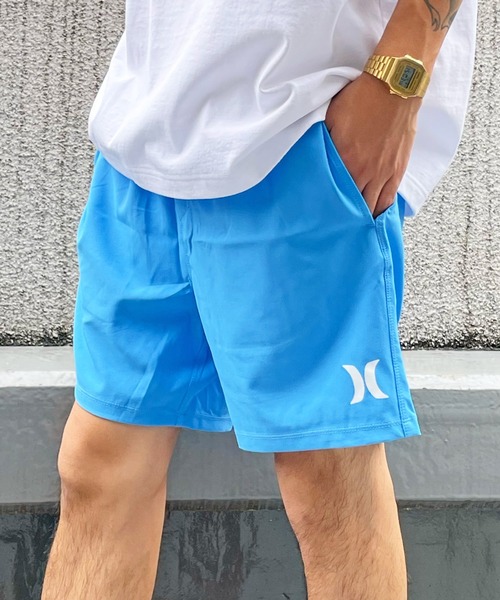 Hurley （ハーレー）の「Hurley/ハーレー ボードショーツ/無地ショーツ 水陸両用 レングス17 MBS0011010（水着・メンズ・グレー/ブラック/アクア/ブルー/レッド/エメラルド・S/M/L）」の5枚目の写真