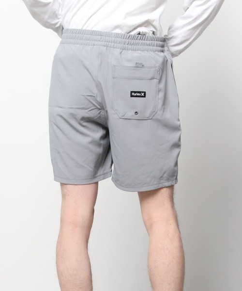 Hurley （ハーレー）の「Hurley/ハーレー ボードショーツ/無地ショーツ 水陸両用 レングス17 MBS0011010（水着・メンズ・グレー/ブラック/アクア/ブルー/レッド/エメラルド・S/M/L）」の13枚目の写真