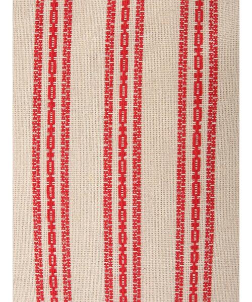 Green Parks(グリーンパークス)の「・ストライプショルダートートバッグ(トートバッグ・レディース・ブラック/レッド・FREE)」の10枚目の写真