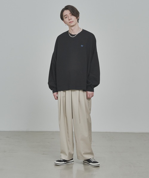 ADAMASTE（アダマスト）の「2タックテーパードワイドスラックス（スラックス・メンズ・ホワイト/ブラウン/ブラック・X-SMALL/SMALL/MEDIUM/LARGE）」の10枚目の写真