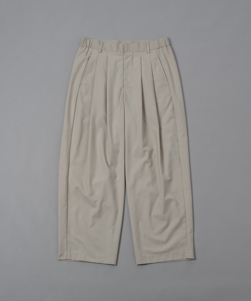 ADAMASTE（アダマスト）の「2タックテーパードワイドスラックス（スラックス・メンズ・ホワイト/ブラウン/ブラック・X-SMALL/SMALL/MEDIUM/LARGE）」の20枚目の写真