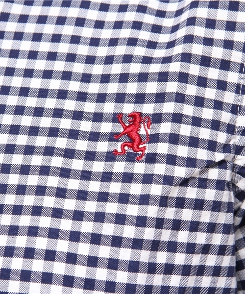 GIORDANO（ジョルダーノ）の「[GIORDANO]ライオン刺繍オックスシャツ（シャツ/ブラウス・レディース・ホワイト/ブルー/サックスブルー/ネイビー/ライトピンク/レッド/パープル系その他・SMALL/LARGE/MEDIUM）」の11枚目の写真