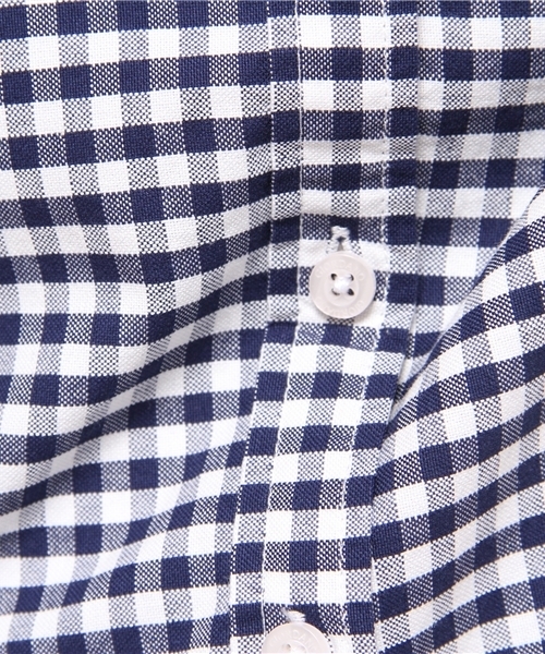 GIORDANO（ジョルダーノ）の「[GIORDANO]ライオン刺繍オックスシャツ（シャツ/ブラウス・レディース・ホワイト/ブルー/サックスブルー/ネイビー/ライトピンク/レッド/パープル系その他・SMALL/LARGE/MEDIUM）」の12枚目の写真