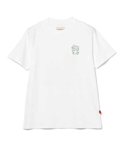VICTORIA(ヴィクトリア)の「Victoria / QUEENHEAD LOGO TEE(Tシャツ/カットソー・メンズ・ホワイト・MEDIUM/LARGE/X-LARGE)」の2枚目の写真