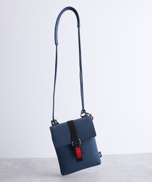 And A（アンドエー）の「waku ワク / FIDLOCK レザーフラップショルダー キーリング付き スクエアバッグ ミニバッグ ネックポーチ / WK-0012（ショルダーバッグ）」