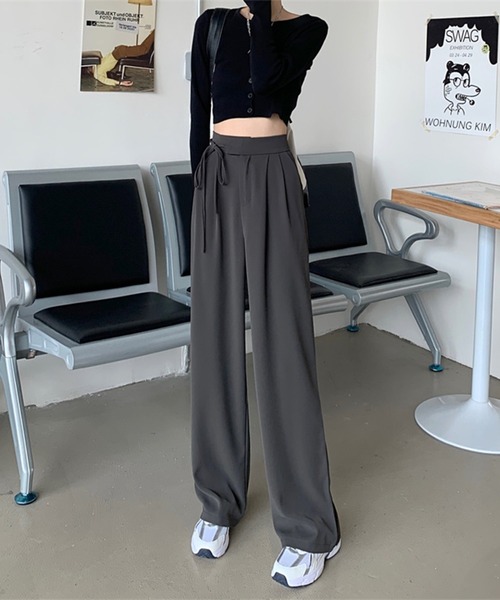 セール Leune ウエストリボンハイウエストパンツ その他パンツ Leune ルネ のファッション通販 Zozotown