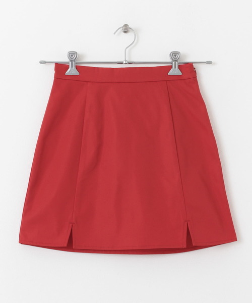 HEYUMM（ヘユム）の「カラフル台形ミニスカート（スカート・レディース・ブラック/レッド/グリーン・ONE）」の5枚目の写真