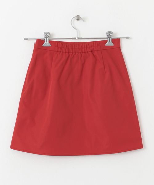 HEYUMM（ヘユム）の「カラフル台形ミニスカート（スカート・レディース・ブラック/レッド/グリーン・ONE）」の4枚目の写真