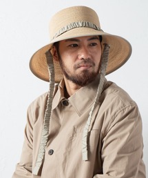 INDIETRO ASSOCIATION（インディエトロアソシエーション）の「Braid Sun Hat / ブレードサンハット（ハット）」
