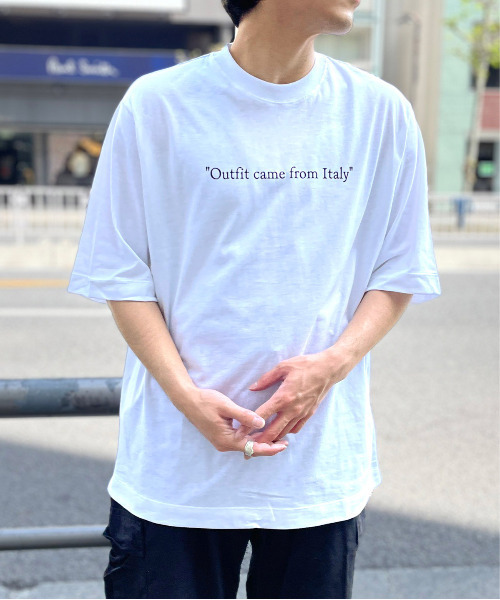off white(オフホワイト)の「【OFF-WHITE】 オフホワイト メンズ FROM ITALY SKATE S/S TEE スケート プリント 半袖 Tシャツ(Tシャツ/カットソー・メンズ・サンドベージュ/ブラック/ホワイト・L/XXL/XL/M)」の8枚目の写真
