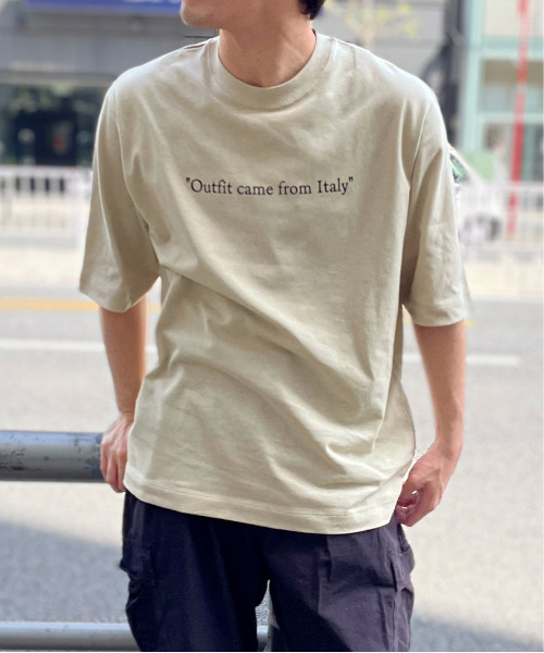off white(オフホワイト)の「【OFF-WHITE】 オフホワイト メンズ FROM ITALY SKATE S/S TEE スケート プリント 半袖 Tシャツ(Tシャツ/カットソー・メンズ・サンドベージュ/ブラック/ホワイト・L/XXL/XL/M)」の9枚目の写真